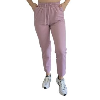 Spodnie medyczne purdrowy róż basic premium roz. XL